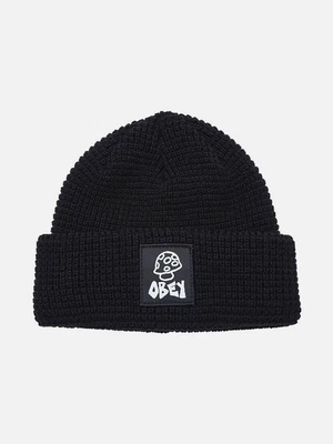 (100030185) 베이컨트 와플 비니 BLACK